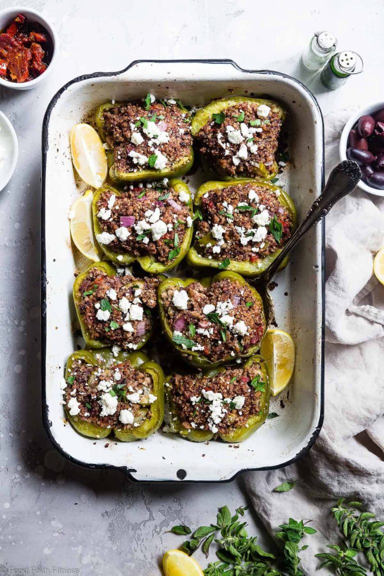 stuffed turkey quinoa peppers