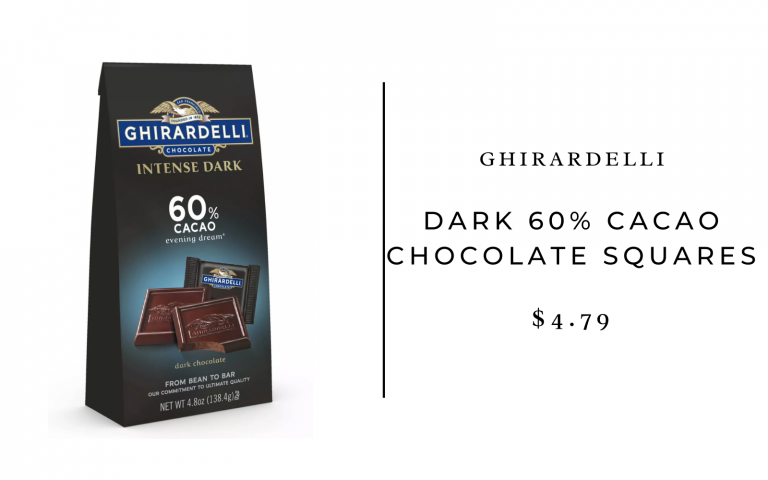 ghirardelli squares of dark chocolate