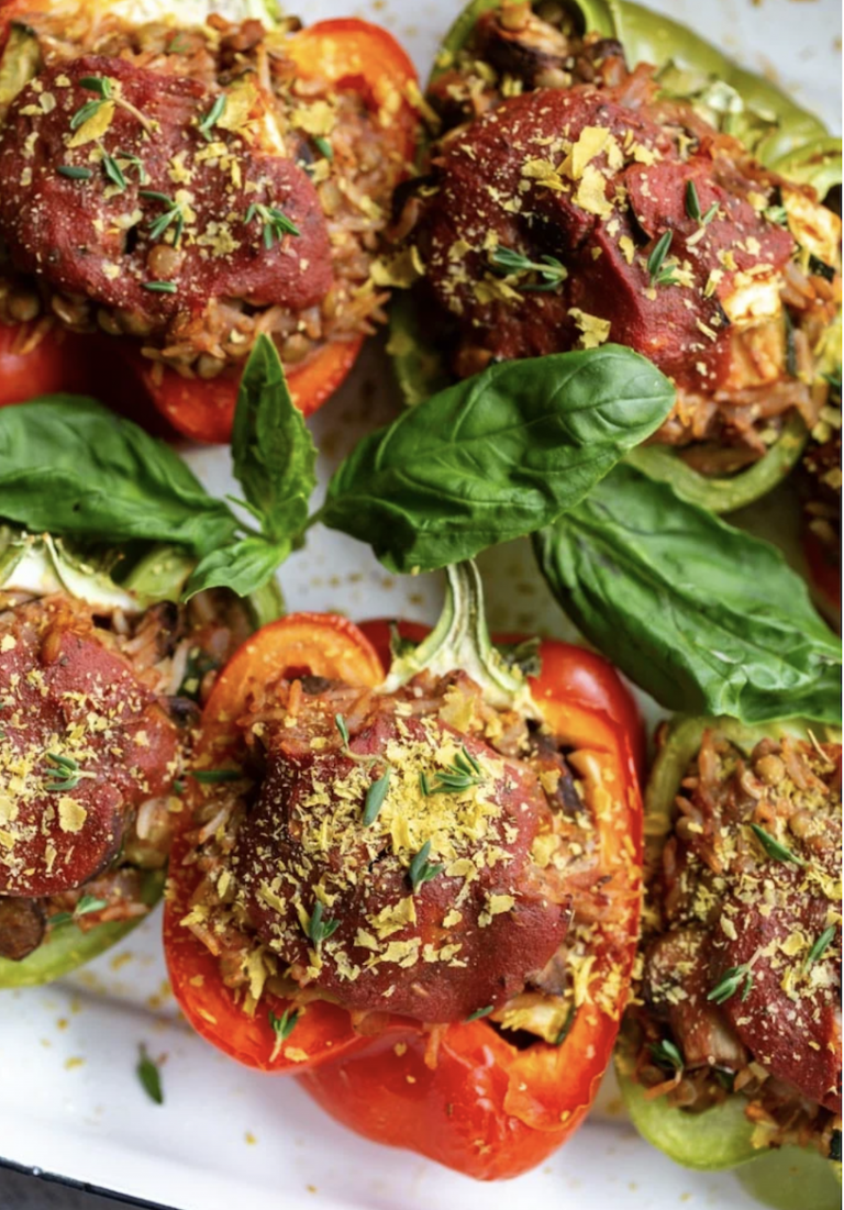 stuffed peppers vegan