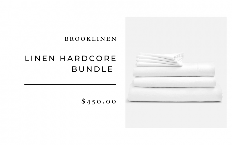 Washed linen sheets from Brooklin
