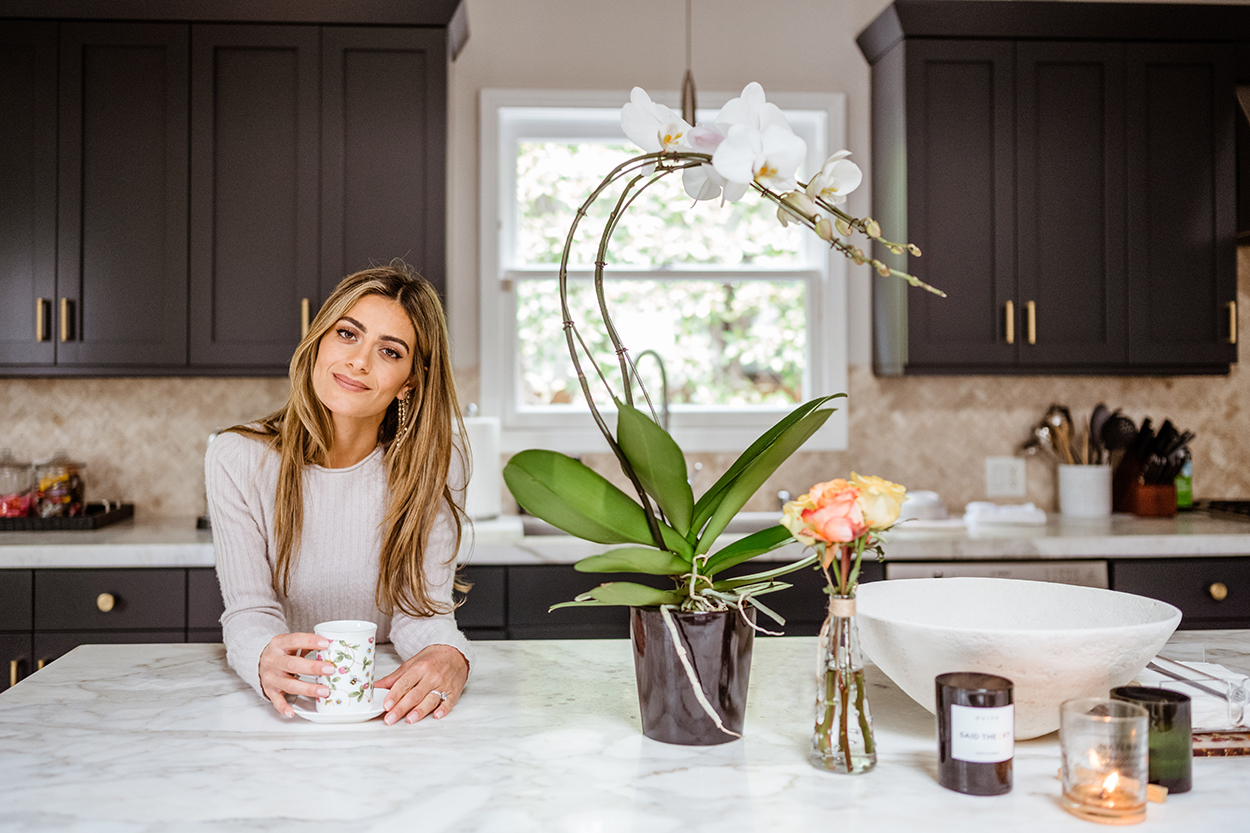 Liana Levi standing in kitchen_liana levi