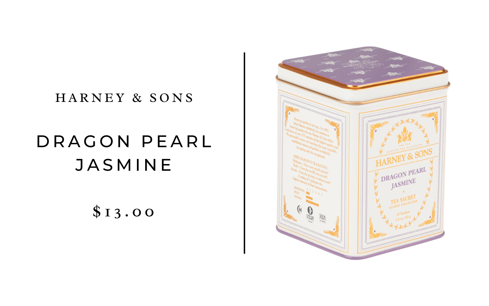 harney & sons dragon pearl jasmine