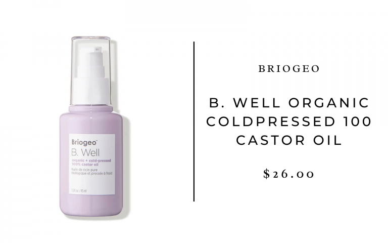 briogeo b good cold-pressed castor oil