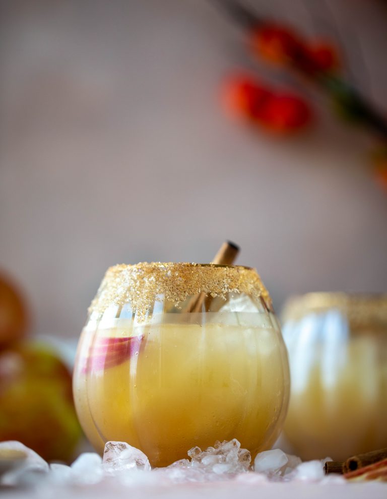 mezcal apple cider margarita