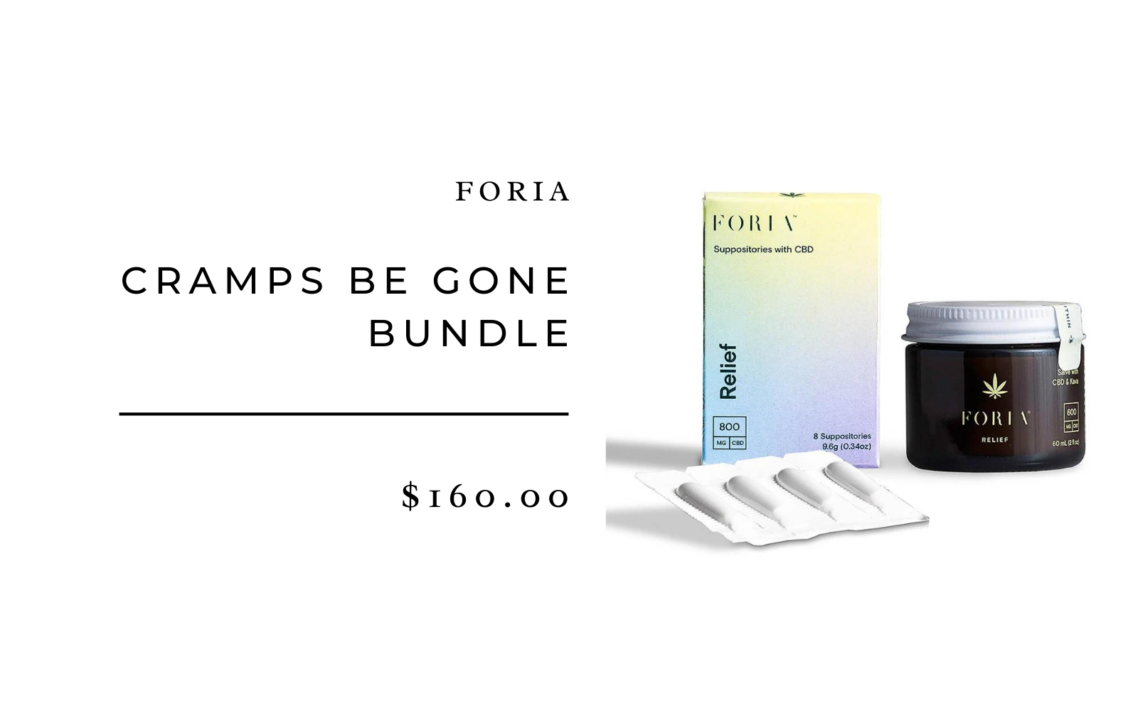 Foria Cramps Be Gone Bundle_best period products