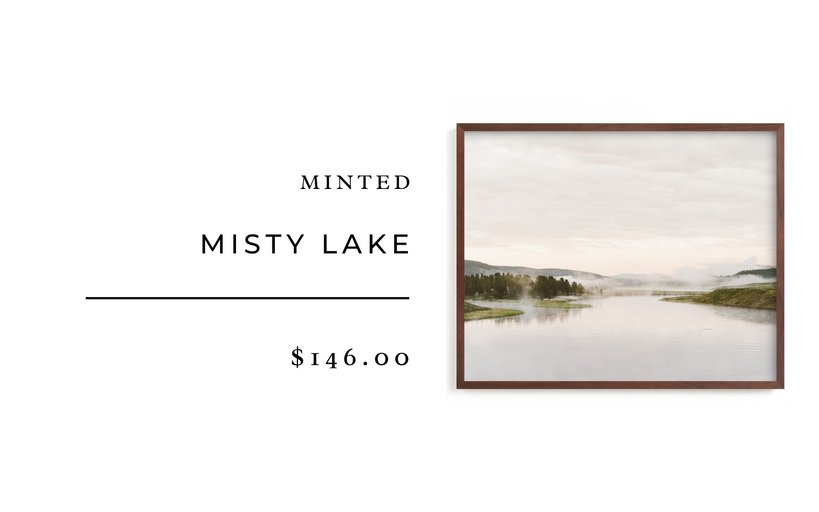 minted misty lake