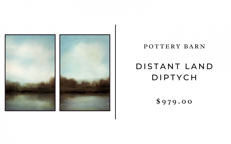 pottery barn distant land diptych