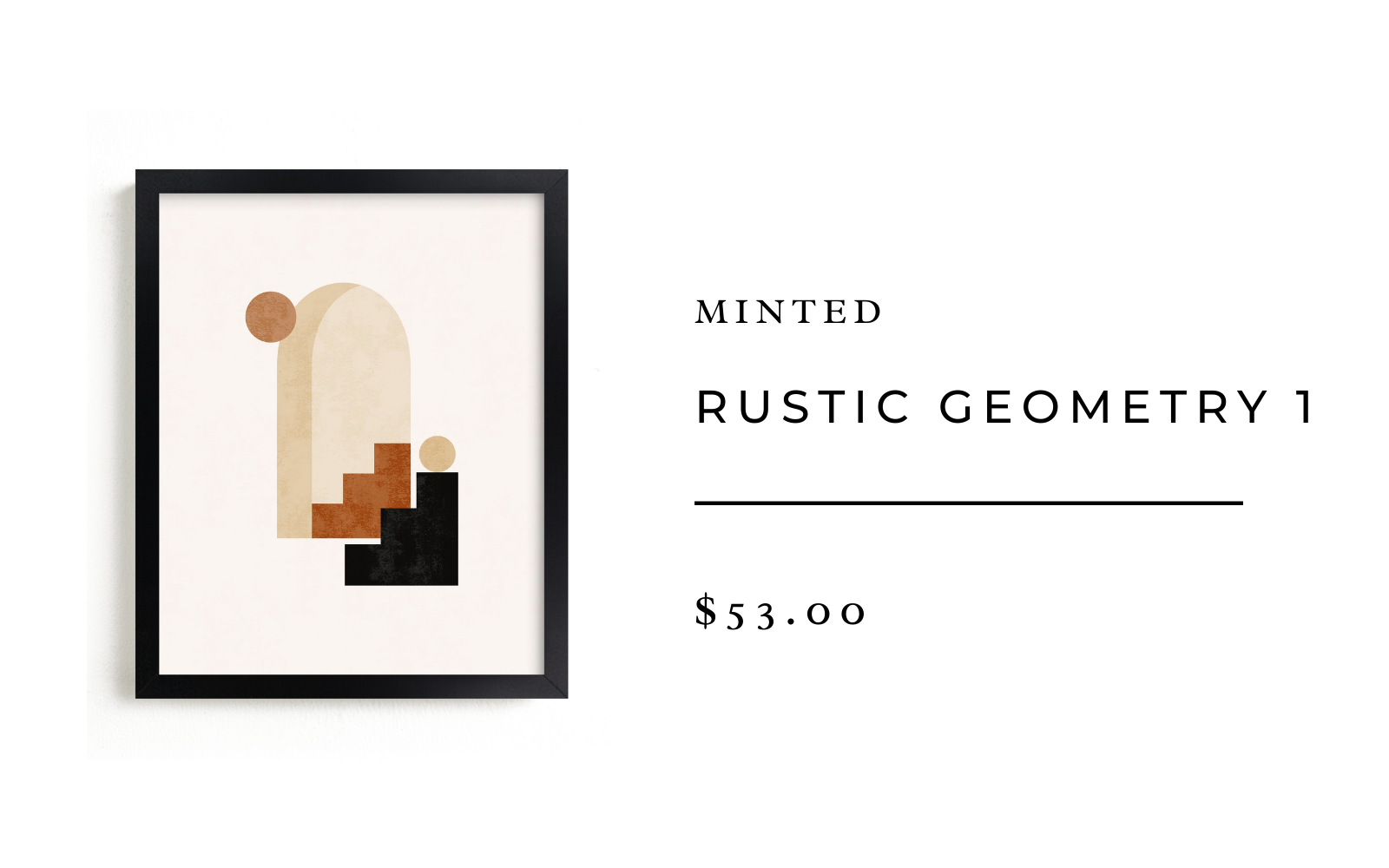 minted abstract geometry