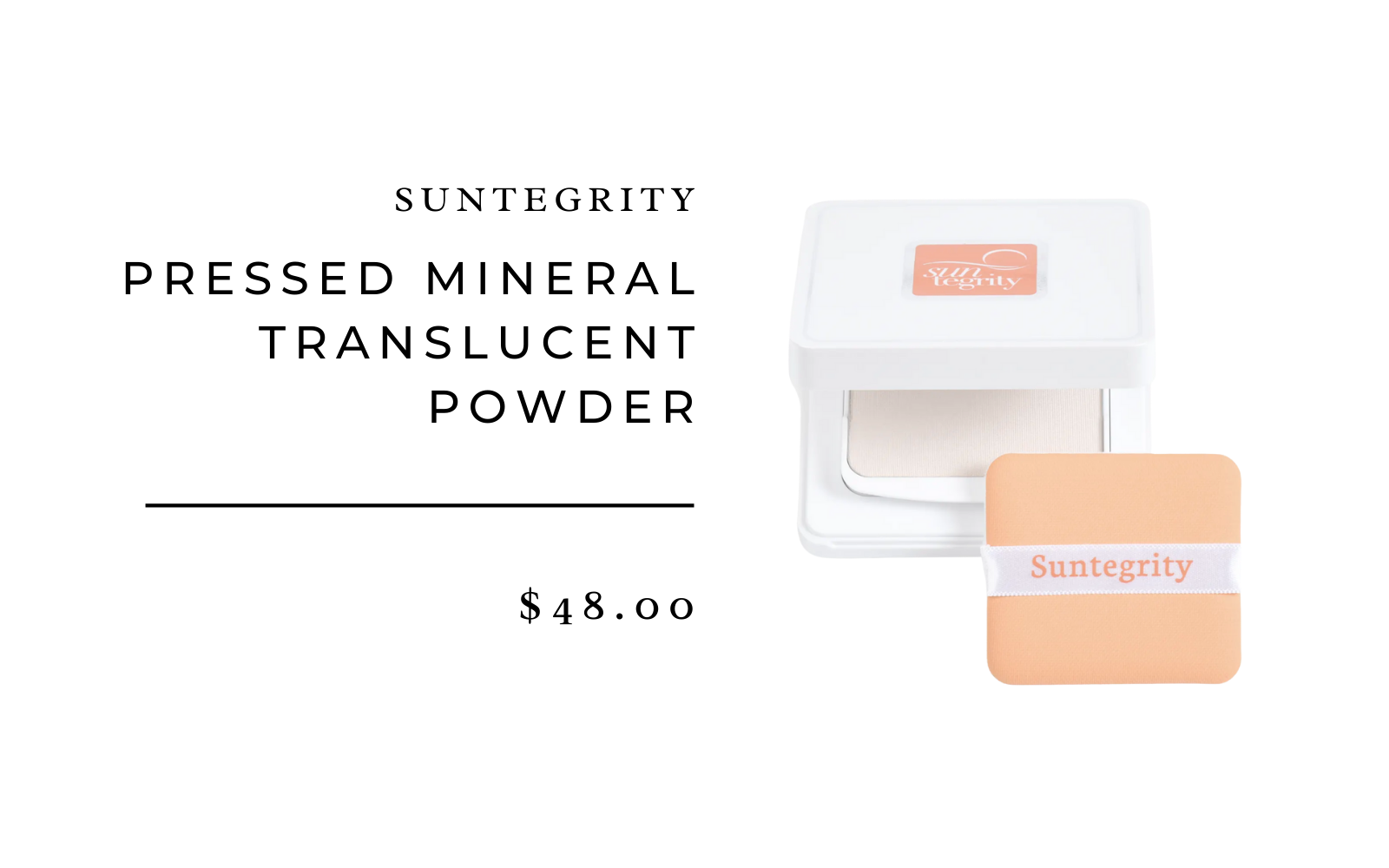 Suntegrity Pressed Mineral Translucent Powder