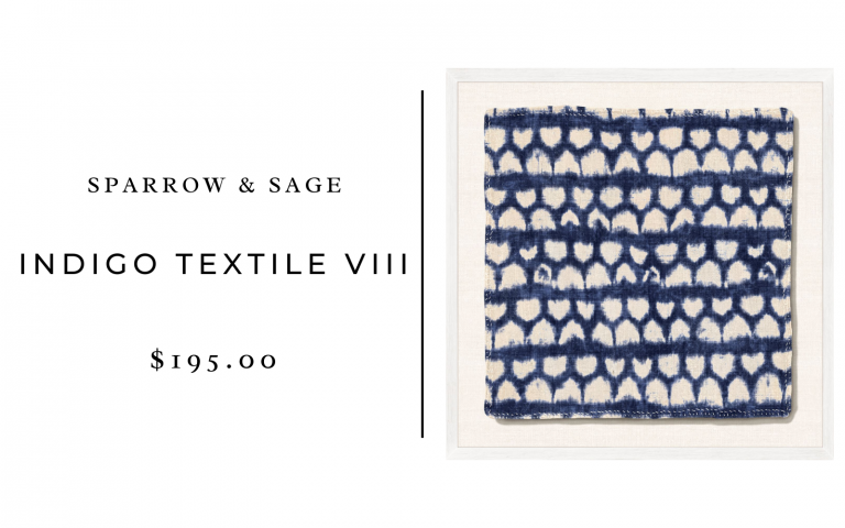 sparrow and sage indigo textile