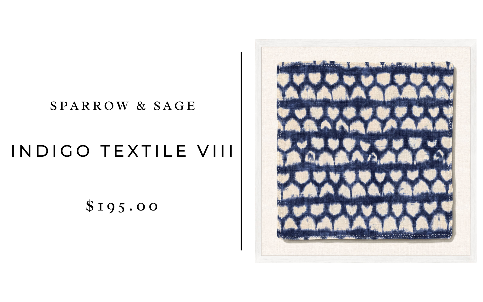 sparrow and sage indigo textile
