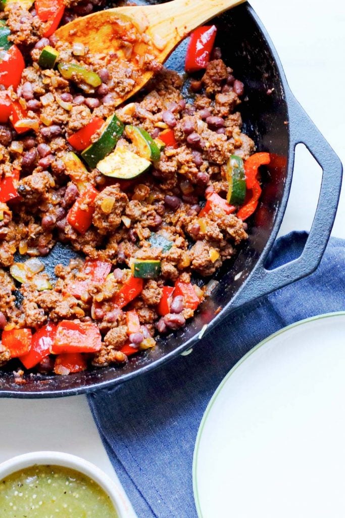 Grass-Fed-Beef-and-Zucchini-Skillet-1
