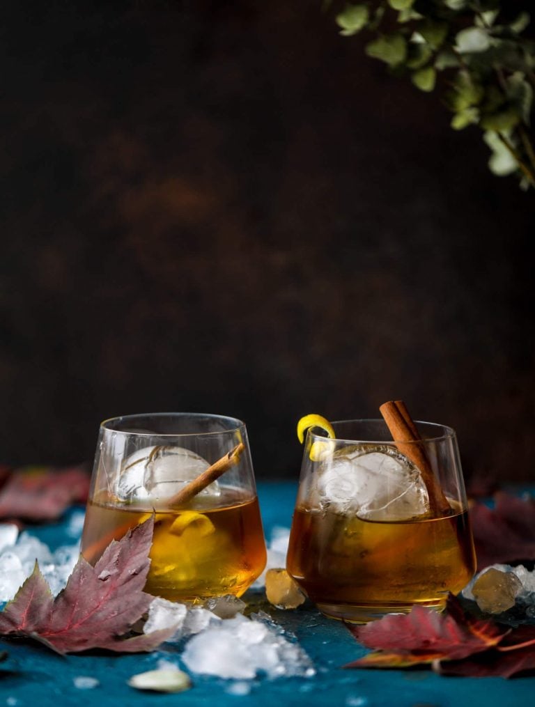smoked maple old fashioned