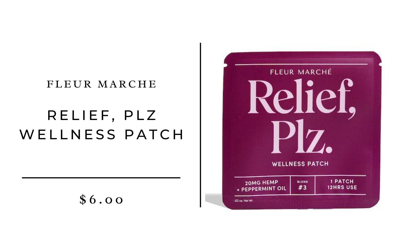 Fleur Marche relief patch