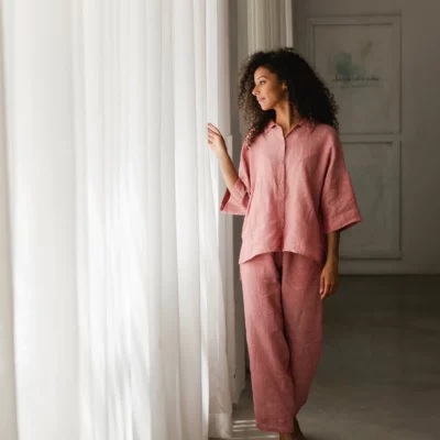 Linen pajama set AVEIRA