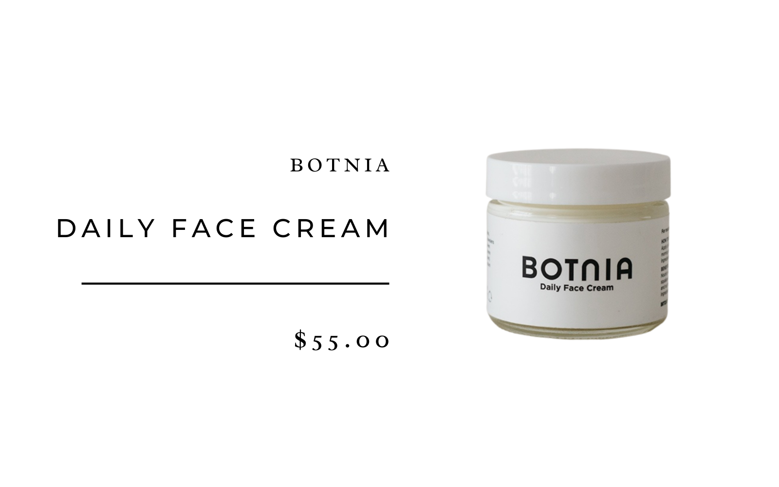 Botnia Daily Face Cream
