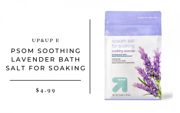 Up&Up Epsom Soothing Lavender Bath Salt for Soaking_best period products