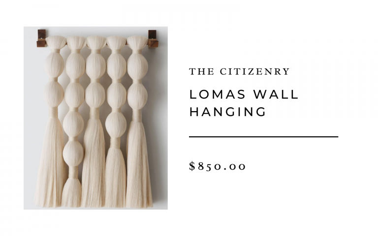 the citizenry lomas wall hanging