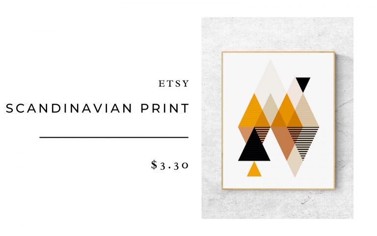 etsy scandanavian print