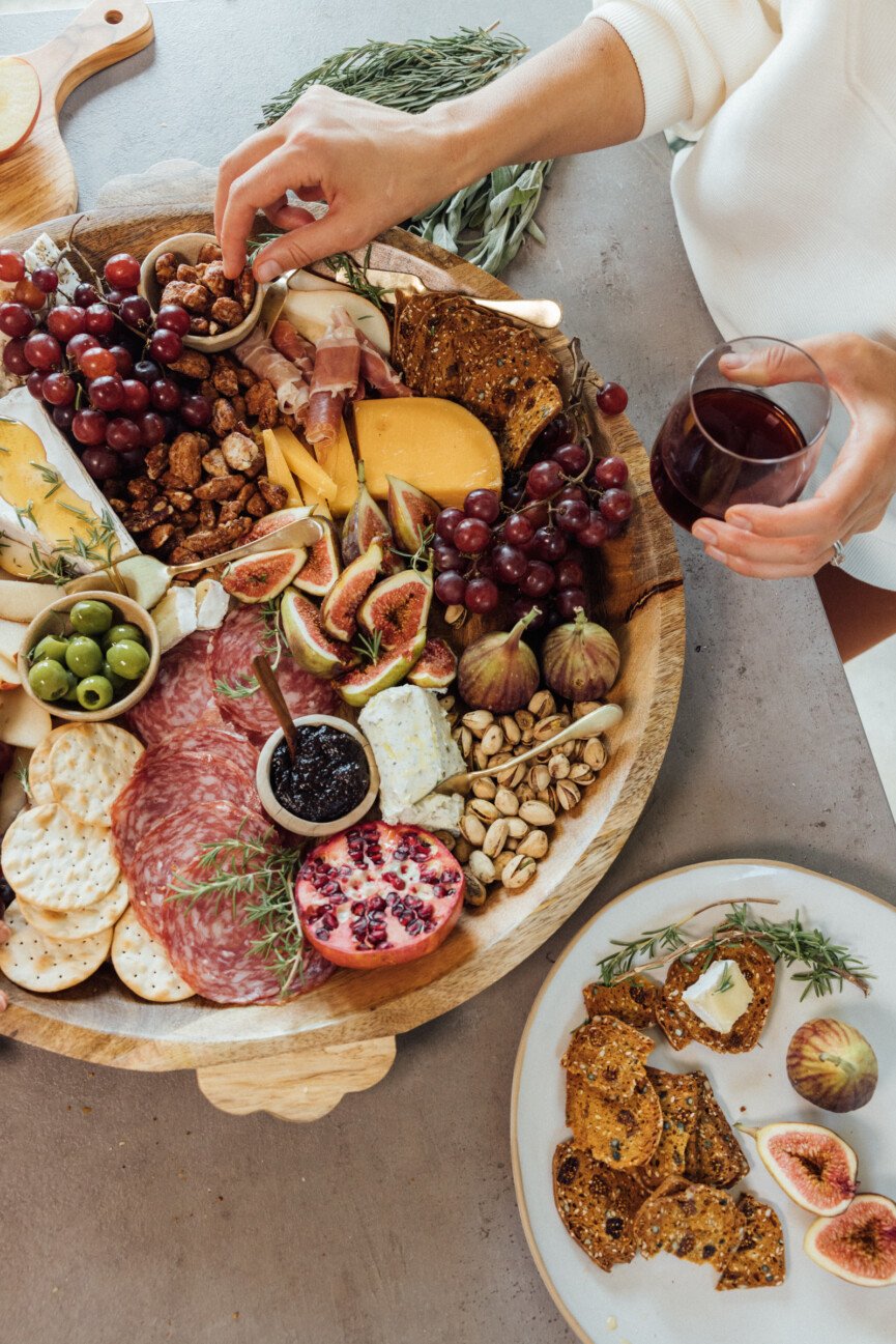 cheeseboard for small space dinner parties