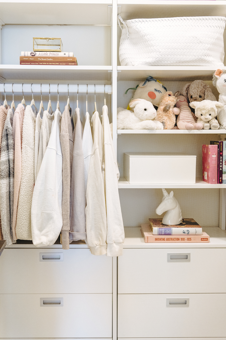 Hudson's Nursery Closet  Nursery closet, Nursery closet organization, Baby  clothes storage