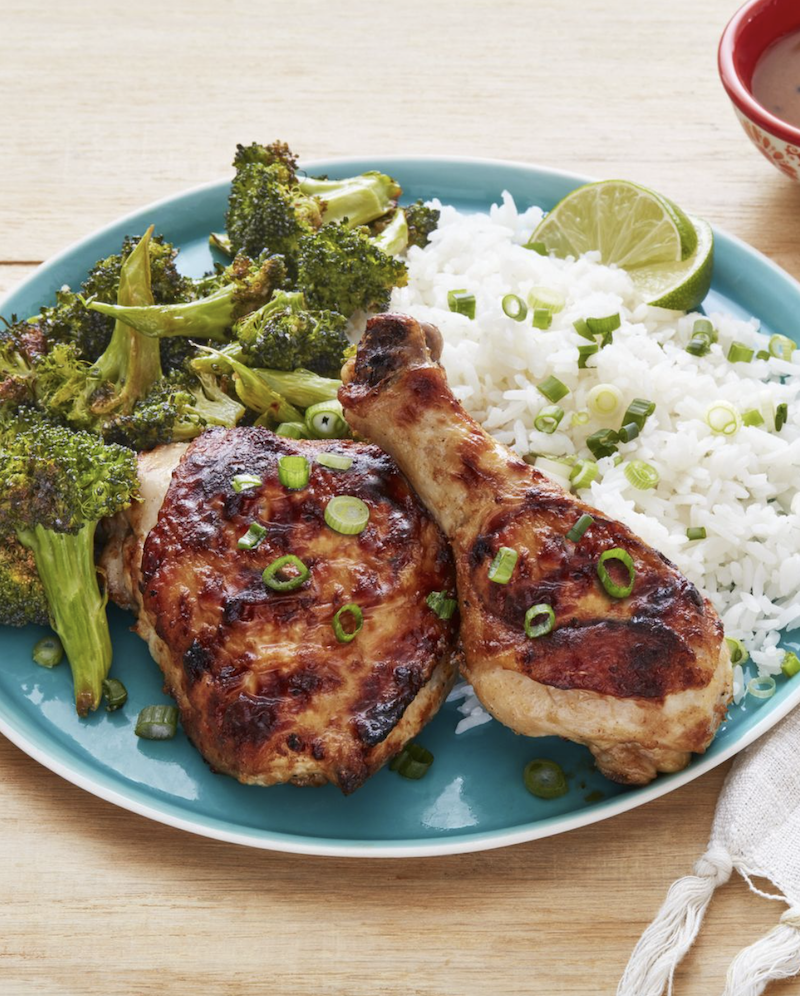 Sheet-Pan Spicy Peanut Chicken and Broccoli from The Pioneer Woman