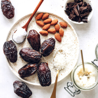 Almond Joy Stuffed Dates_fruits high in iron