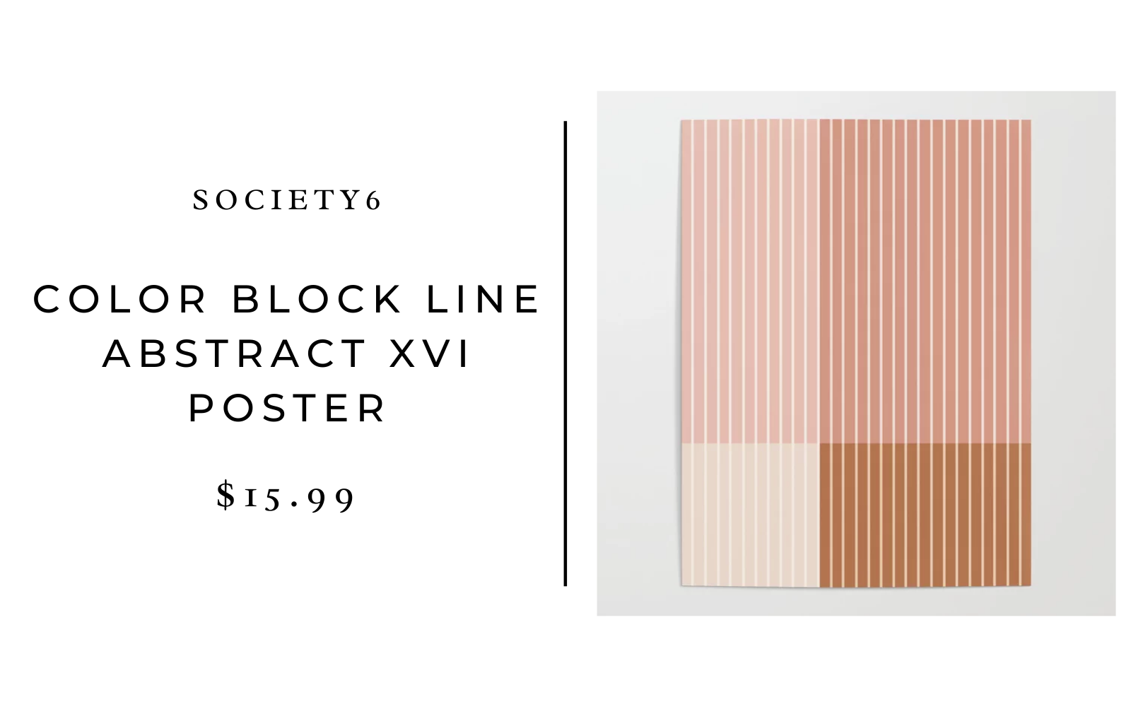 society6 color line abstract block