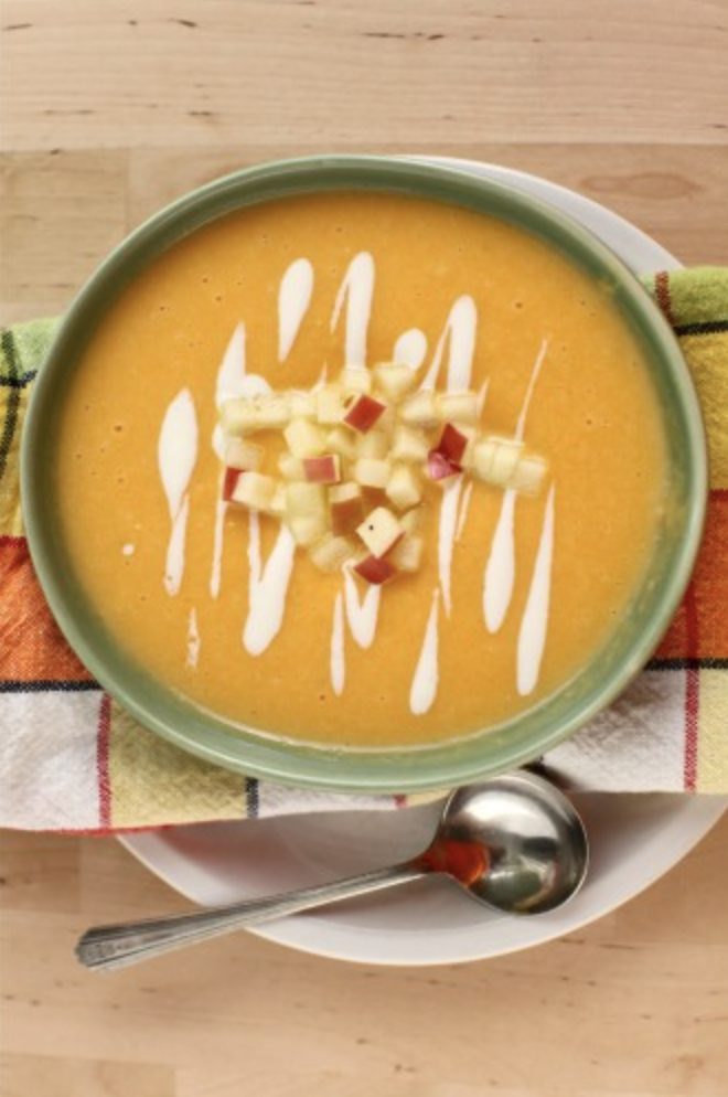 Butternut Squash & Apple Soup from Simple Bites