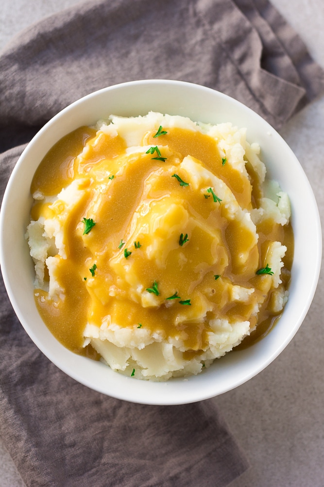 Easy Vegan Gravy - Healthy Thanksgiving Side Dishes