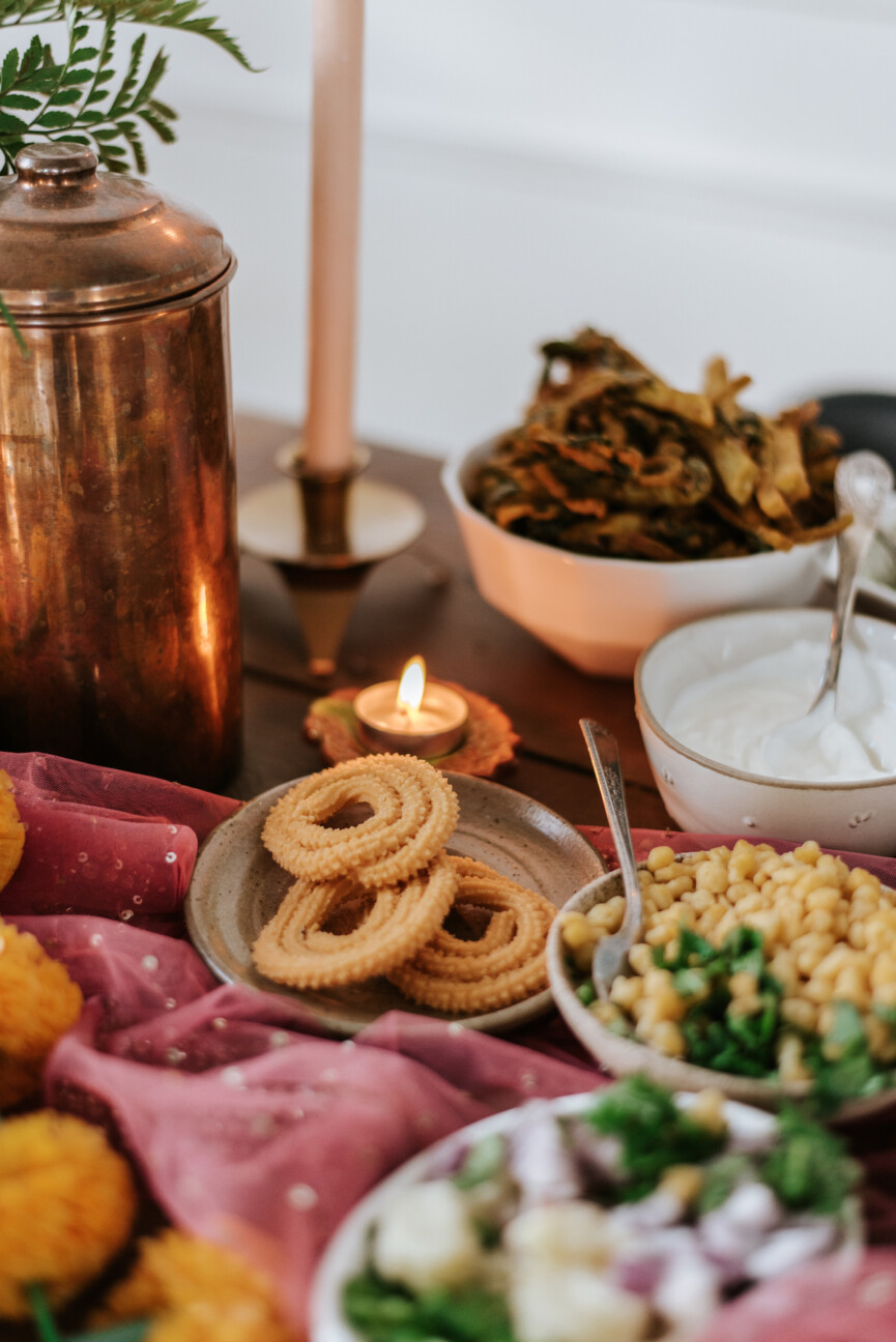 how I gather - diwali dinner party celebration and tablescape