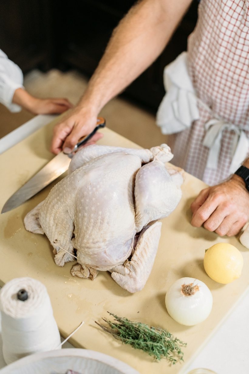 how to prepare thanksgiving turkey-brined roasted turkey