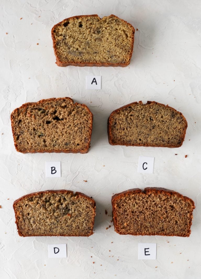 banana bread bake off - we tried 5 different banana bread recipes and this is the best banana bread recipe