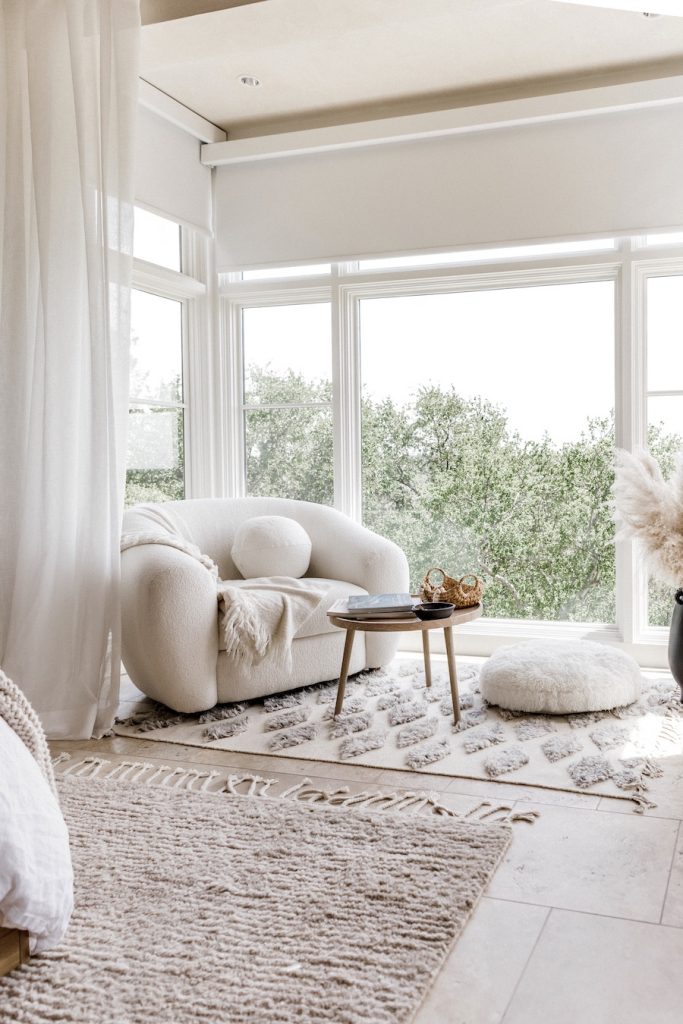 graber motorized shades, blackout shades in the bedroom