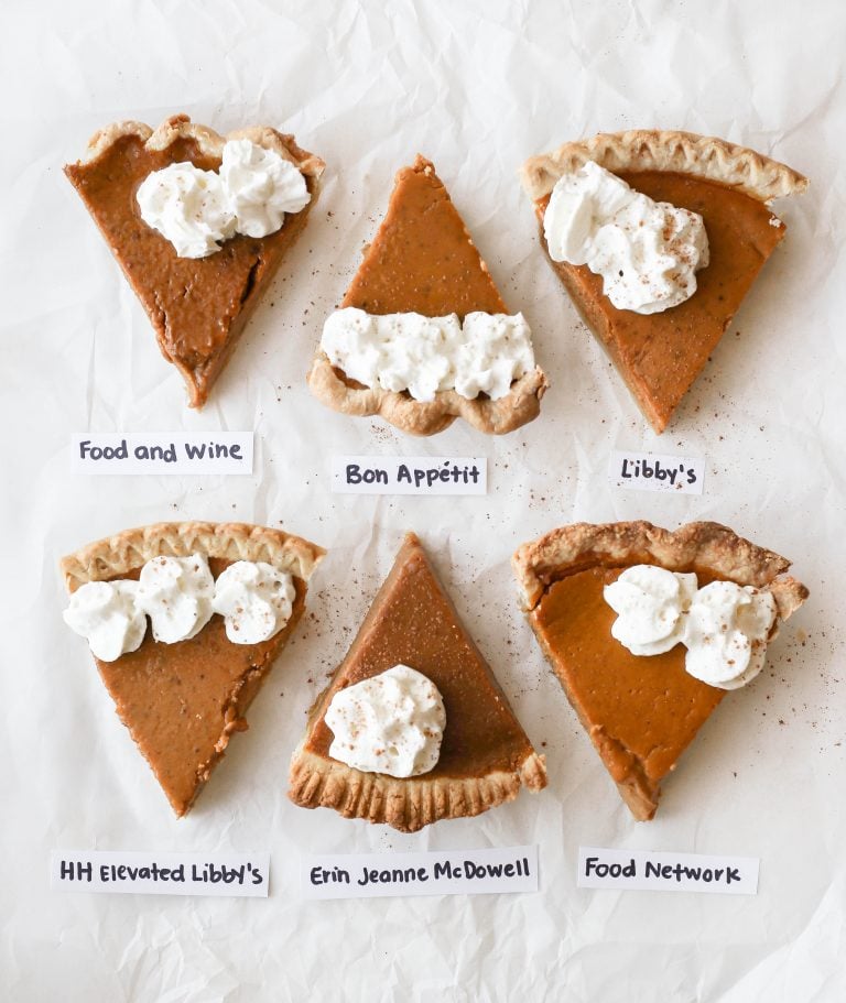 I tried 6 different pumpkin pie recipes, here are the ones I make on my thank you table and menu
