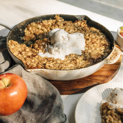 Brown Butter Bourbon Apple Crisp