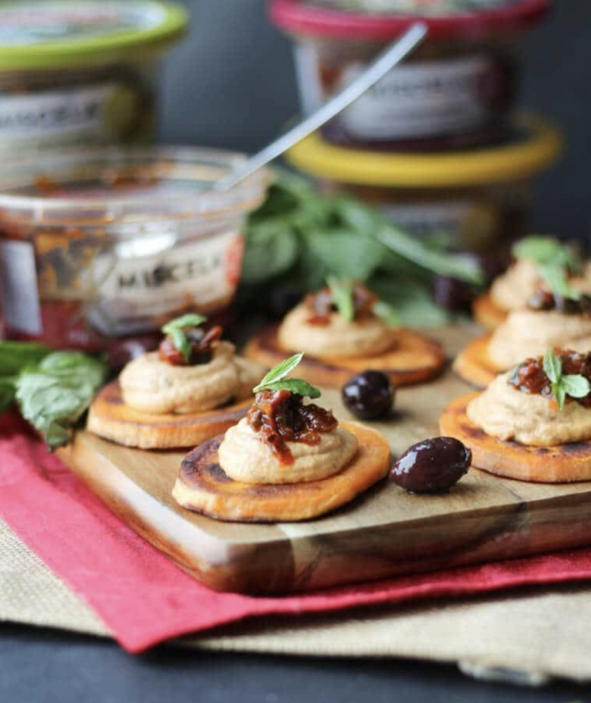 Vegan Sundried Tomato Sweet Potato Bites