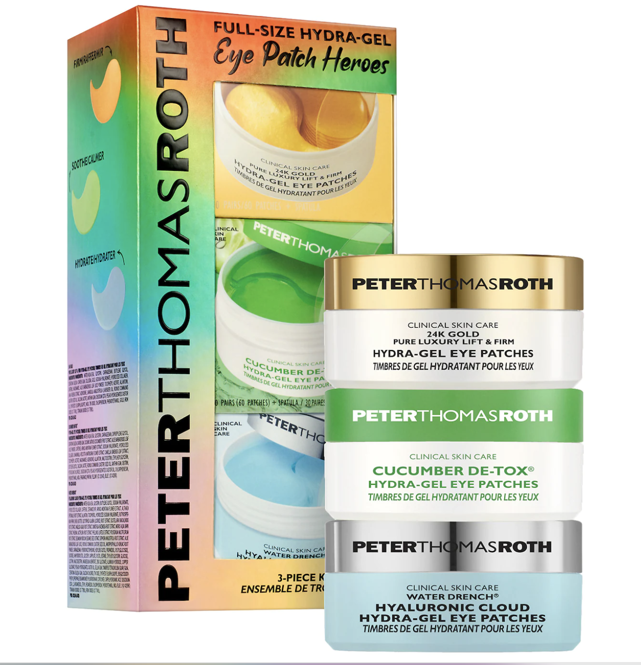 Peter Thomas Roth Full-Size Hydra-Gel Eye Patch Heroes 3-Piece Kit