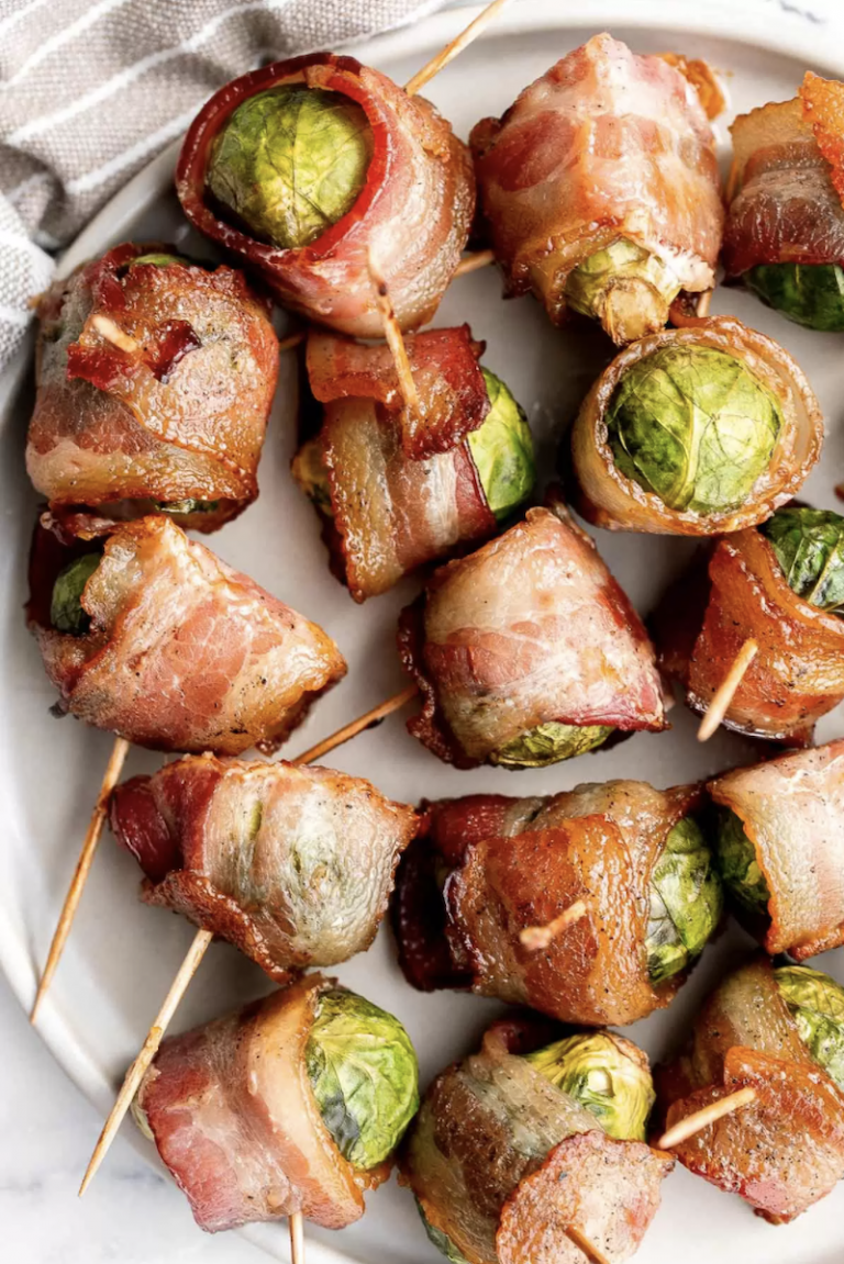 Bacon Covered with Brussels Bribes