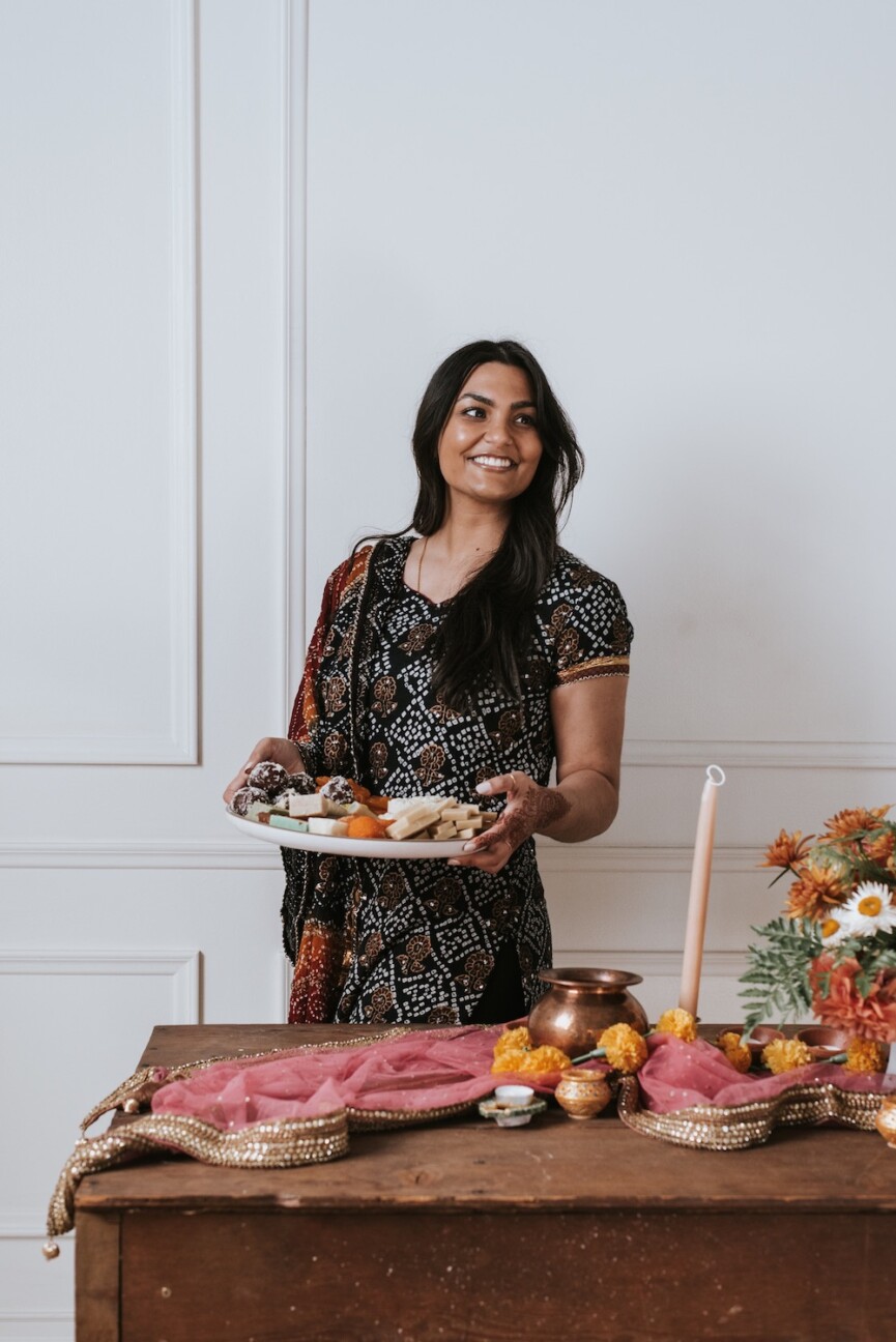 how I gather - diwali dinner party celebration and tablescape
