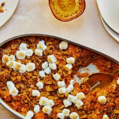 mashed sweet potatoes brown sugar cornflake crunch