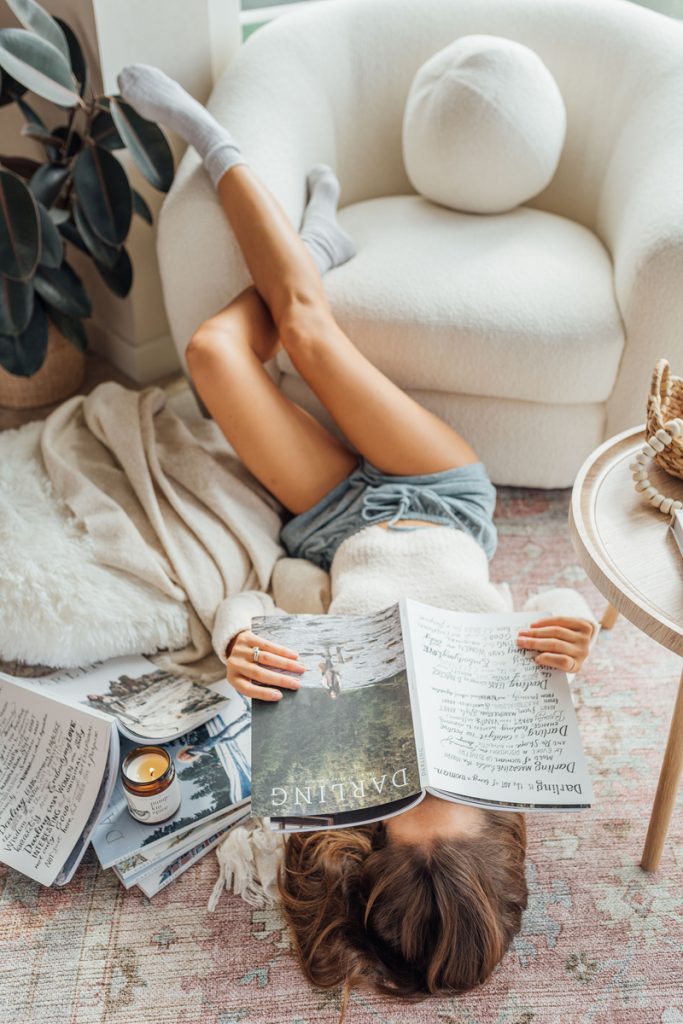 Curl Up With Your Favorite Book or Magazine - things to do during winter
