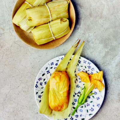 Squash Blossom tamales