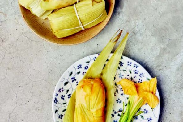 Squash Blossom tamales