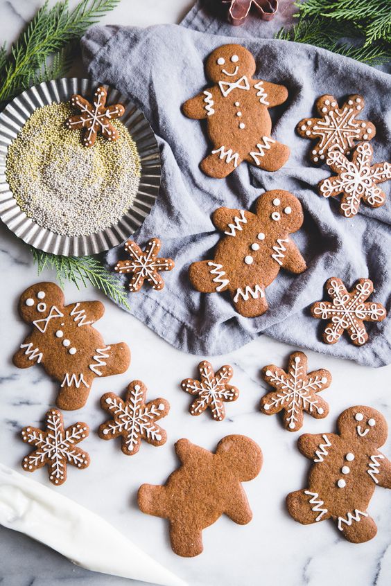 Vegan Orange Gingerbread Cookies - easy party appetizers