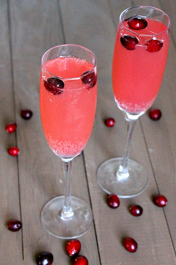 Cranberry Apple Spritzer - holiday mocktail recipes