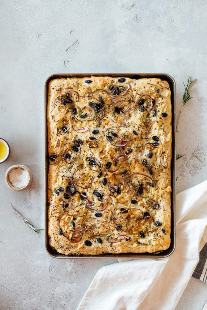 Focaccia Bread - things to do during winter