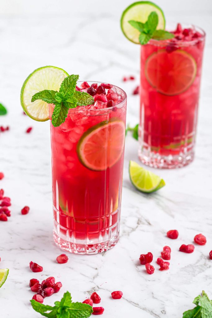 Pomegranate Mocktails