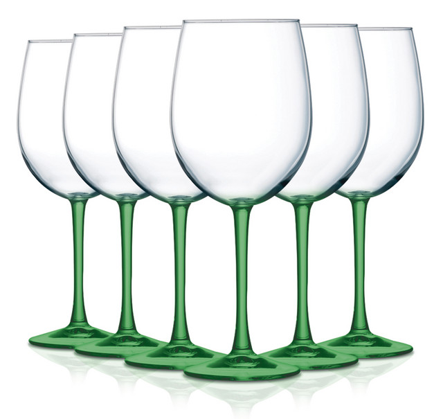 Arc International Cachet Accent Stem Wine Glasses