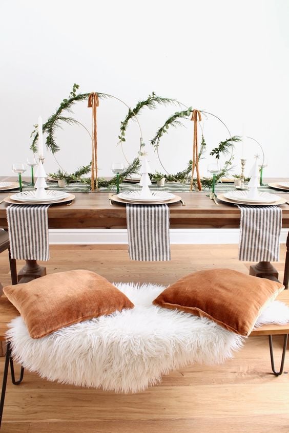 Comfy & Cozy - christmas table setting ideas